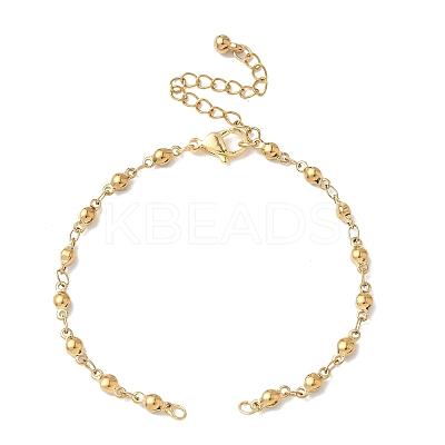 304 Stainless Steel Bar Link Chains Bracelet Making AJEW-JB01350-01-1