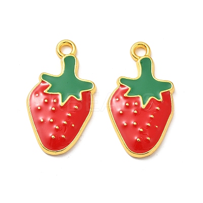 Alloy Enamel Pendants PALLOY-F317-06A-G-1