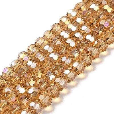 Transparent Glass Beads EGLA-A035-T8mm-B17-1