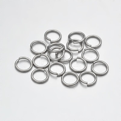 Brass Open Jump Rings KK-E647-06P-6mm-1