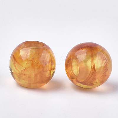 Acrylic Beads OACR-S029-51F-1