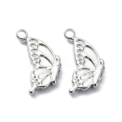 Non-Tarnish 304 Stainless Steel Charms STAS-L022-337P-1