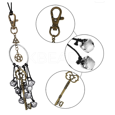 Creative Alloy Witch Bells Wind Chimes Door Pendant Decoration WICR-PW0001-26-1
