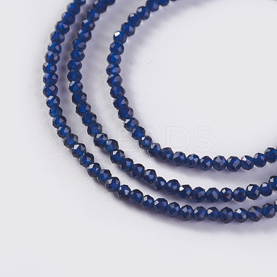 Glass Beads Strands EGLA-E057-02B-02-1