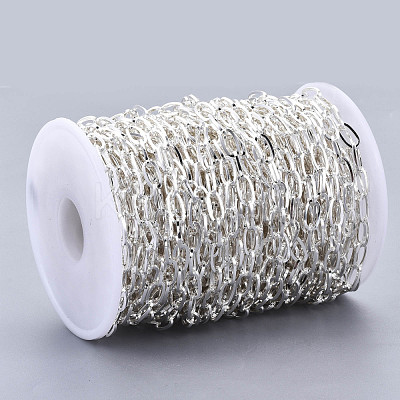 304 Stainless Steel Paperclip Chains CHS-N001-13S-1