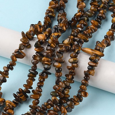 Natural Tiger Eye Beads Strands G-G0003-B22-1