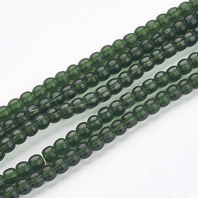 Glass Beads Strands LS-GR4mm18Y-1