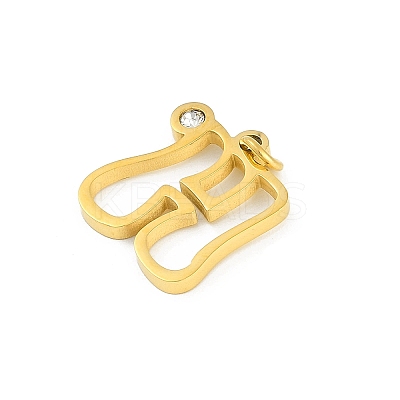 304 Stainless Steel Pendants LS-STAS-R137-01G-H-1