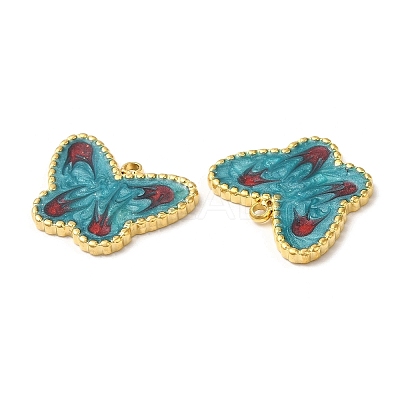 304 Stainless Steel Enamel Pendants STAS-K256-02G-01-1