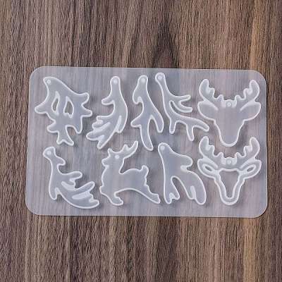 Christmas Pendants DIY Silicone Mold DIY-K073-19C-1