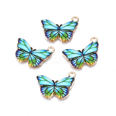 Printed Alloy Pendants PALLOY-N168-004J-1
