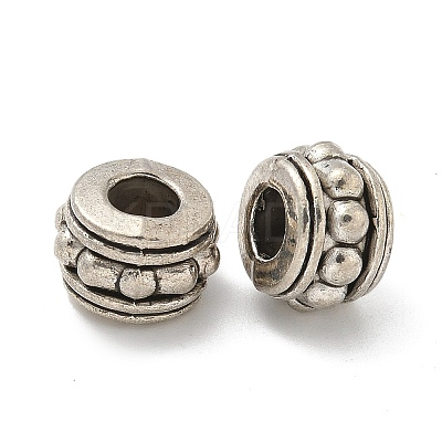 Tibetan Style Alloy European Beads TIBE-P003-05AS-1