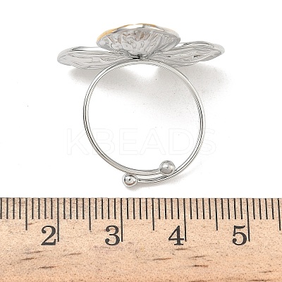 304 Stainless Steel Cuff Rings RJEW-D338-03A-GP-1