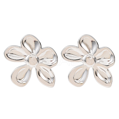 304 Stainless Steel Stud Earrings EJEW-I323-01P-03-1