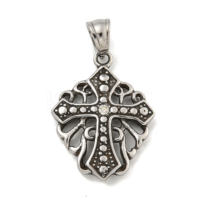 316 Surgical Stainless Steel Pendants STAS-E212-55AS-B-1