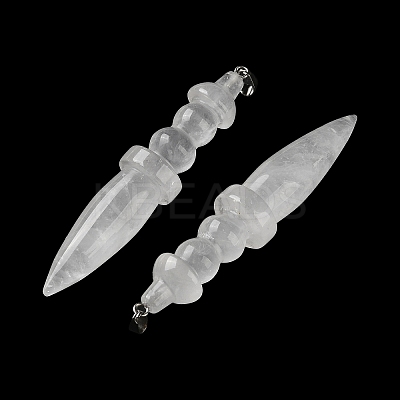 Natural & Synthetic Mixed Gemstone Big Pendants G-H338-03P-1