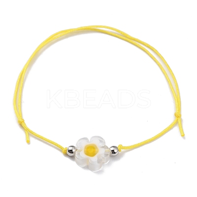 Adjustable Nylon Thread Braided Bead Bracelets Sets BJEW-JB05959-1