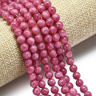 Natural Malaysia Jade Beads Strands G-L645-A01-6mm-23-1