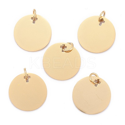 Ion Plating(IP) 304 Stainless Steel Pendants STAS-I311-21G-1