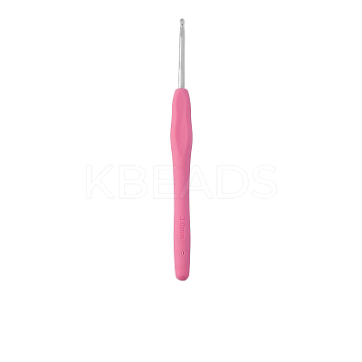 TPR Handle Aluminum Crochet Hook Needles TOOL-K016-05C-1