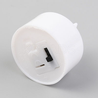 Plastic Flameless LED Tea Light Candles LS-AJEW-H123-01B-1