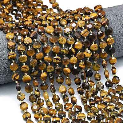 Natural Tiger Eye Beads Strands G-C116-A47-02-1
