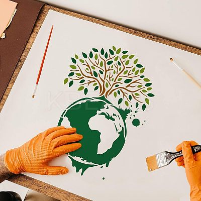 Plastic Reusable Drawing Painting Stencils Templates DIY-WH0202-252-1
