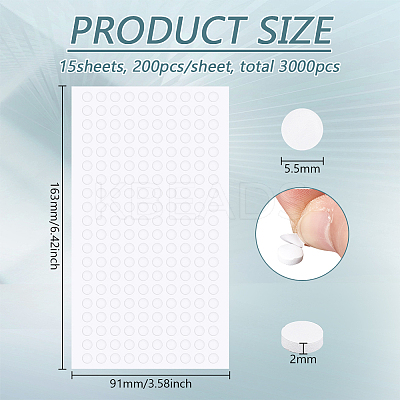 PE Double Sided Adhesive Tape AJEW-WH0515-90A-1
