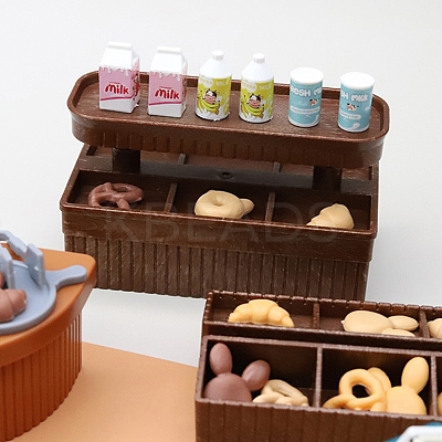 Plastic Bakery Shop Miniature Ornaments PW-WGB0F20-01-1