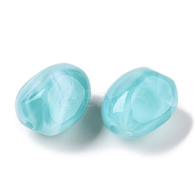 Opaque Acrylic Beads X-OACR-N137-36F-1