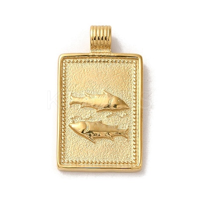 304 Stainless Steel Pendants STAS-L022-306G-10-1