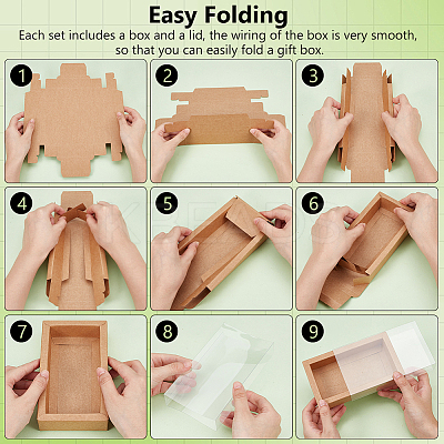 30Pcs Paper Storage Gift Drawer Boxes CON-BC0007-73A-1