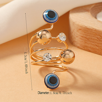 Fashionable Lady's Evil Eye Ring VX9344-1