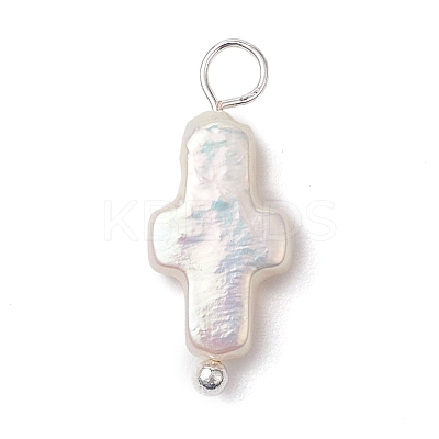 Natural Keshi Pearl Pendants PALLOY-JF02900-01-1