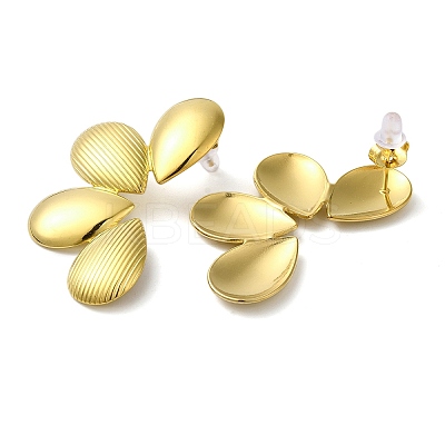 304 Stainless Steel Stud Earrings for Women EJEW-U001-01G-03-1