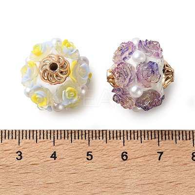 Handmade Polymer Clay Indonesia Beads IPDL-H001-02KCG-1