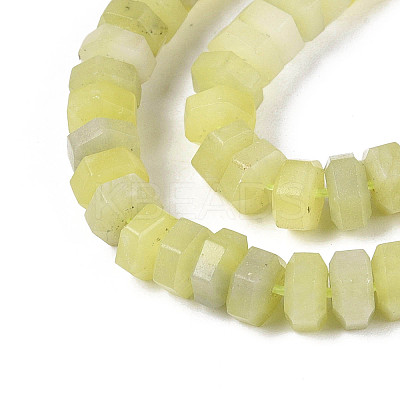 Natural Lemon Jade Beads Strands G-N357-14A-14-1
