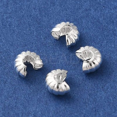 Brass Crimp Beads Covers FIND-Z039-13A-S-1