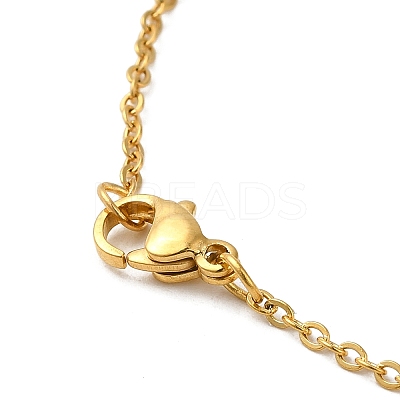 201 Stainless Steel Pendant Necklaces NJEW-H022-05G-1