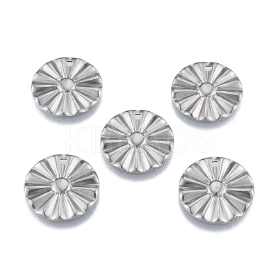 Non-Tarnish 201 Stainless Steel Pendant STAS-B027-08P-1