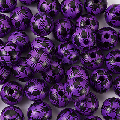 Natural Wooden Beads WOOD-TAC0010-05N-1