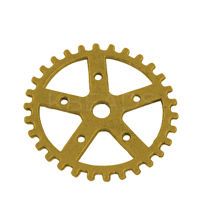 Tibetan Style Alloy Gear Chandelier Components X-TIBE-S249-AG-FF-1