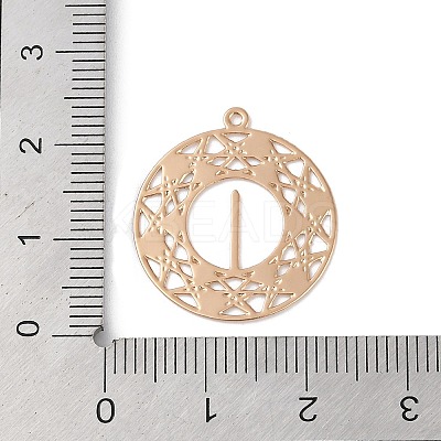 Brass Etched Metal Embellishments Pendants KK-Z058-05KCG-1