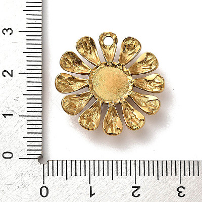 Natural Amethyst Flower Pendants STAS-R009-05G-04-1