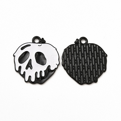 Rack Plating Alloy Enamel Pendants LS-X-FIND-G054-20EB-01-1