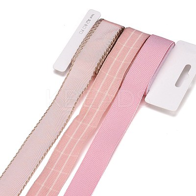9 Yards 3 Styles Polyester Ribbon SRIB-A014-B06-1