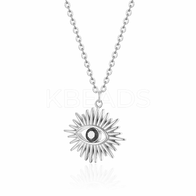 Eye Pattern Pendant Necklaces SY1281-2-1