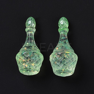 Dummy Bottle Transparent Resin Cabochon RESI-E025-05A-1