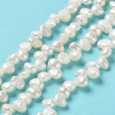 Natural Keshi Pearl Beads Strands PEAR-J007-48-1