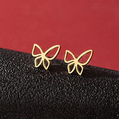 Stainless Steel Stud Earrings for Women PW-WGFE412-17-1